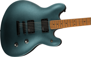 Squier Contemporary Active Starcaster, Gunmetal Metallic elektromos gitár