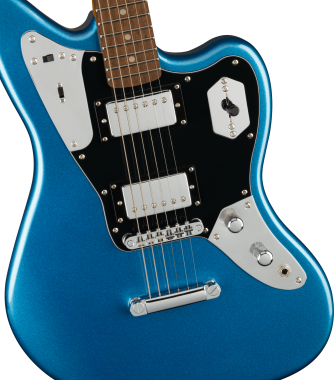 Squier FSR Contemporary Jaguar® HH ST, Black Pickguard, Lake Placid Blue elektromos gitár