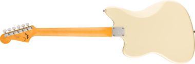 Squier J Mascis Jazzmaster, Gold Anodized Pickguard, Vintage White elektromos gitár