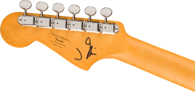 Squier J Mascis Jazzmaster, Gold Anodized Pickguard, Vintage White elektromos gitár
