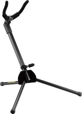 Hercules DS431B Fúvós hangszerállvány alt szaxofon részére, TraveLite, magasság: 290 mm, súly: 0,37 kg