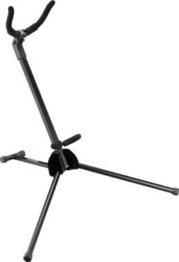 Hercules DS432B Fúvós hangszerállvány tenor szaxofon részére, TraveLite 350 mm magas, súly: 0,4 kg