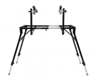 PROEL EL260 Keyboard állvány kétszintes 76-88 billentyűs hangszerekhez fekete, max: 120 kg
