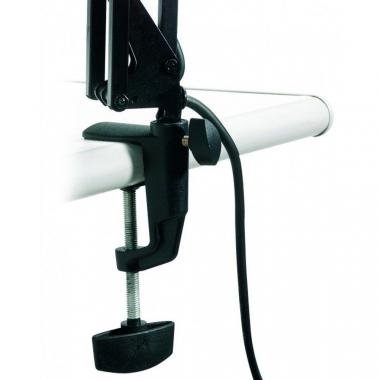 PROEL DST260 Asztali lengőkaros mikrofonállvány (rádió-stúdió), fekete m: 360 mm, gém: 300 mm