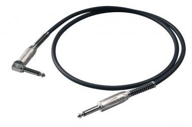 Proel Kabel nástrojový 5 m, 6,3 mm S4CPRO mono jack, 6,3 mm S4RCS mono úhlový jack