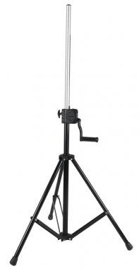 DH stojan na reproduktory, teleskopický, černý, hliník, výška: 1400-2200 mm, max: 60 kg