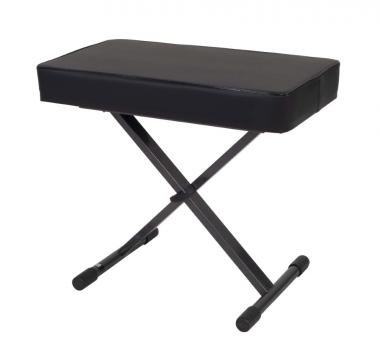 PROEL EL55 Zongoraszék, antracit szürke, fekete vinyllel borított ülés, terhelés max:100 kg