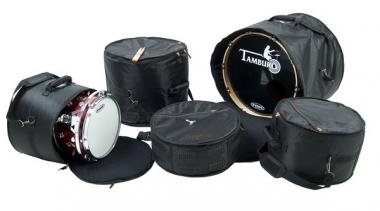 Proel Sada obalů na bicí 10 mm pěna, 420D nylon, černá, pro 10-22 palcové bubny
