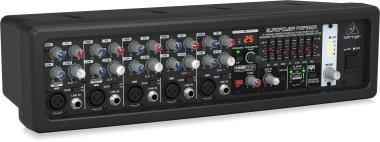 Behringer PMP550M keverő, 500W, 5 csatornás Klark Teknik Multi-FX processzor, FBQ