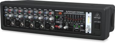 Behringer PMP550M keverő, 500W, 5 csatornás Klark Teknik Multi-FX processzor, FBQ
