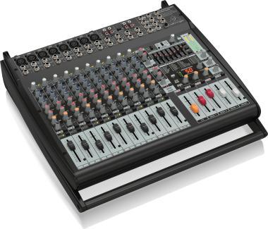 Behringer PMP4000 keverő, 1600W-os, 16 csatorna, Multi-FX processzor, FBQ visszacsatolás-érzékelő rendszer