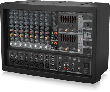 Behringer PMP1680S keverő, 1600W-os, 10 csatorna, Multi-FX processzor, FBQ visszacsatolás-érzékelő rendszer
