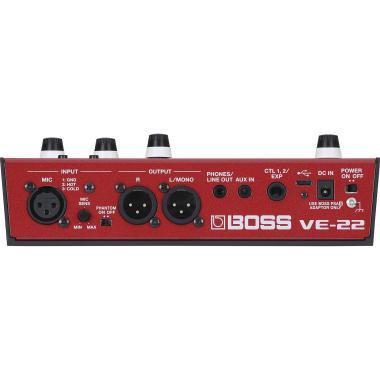 BOSS VE-22 ének effekt processzor, LCD kijelző, 99 memória, beépített looper