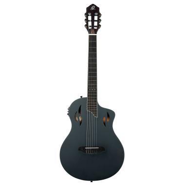 Ortega RTPSTD-SBK ORTEGA RTPSTD-SBK TourPlayer DeLuxe nylon húros gitár 6 húros - lucfekete + tok