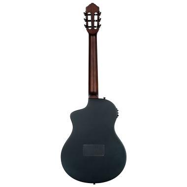 Ortega RTPSTD-SBK ORTEGA RTPSTD-SBK TourPlayer DeLuxe nylon húros gitár 6 húros - lucfekete + tok