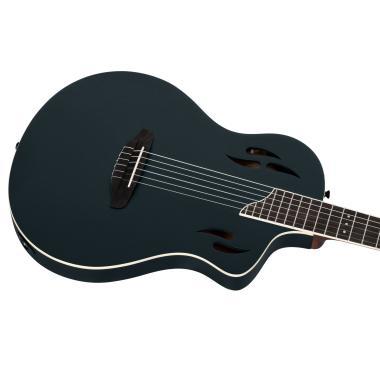 Ortega RTPSTD-SBK ORTEGA RTPSTD-SBK TourPlayer DeLuxe nylon húros gitár 6 húros - lucfekete + tok