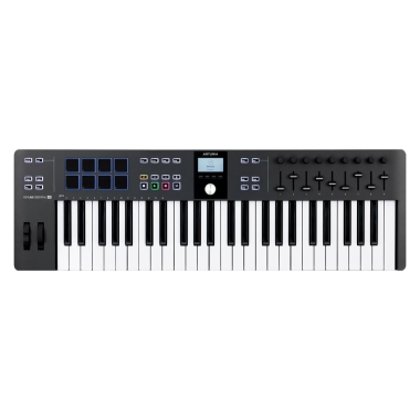 Arturia MIDI kontroler KeyLab Essential mk3 49, černý, pro DAW a studio