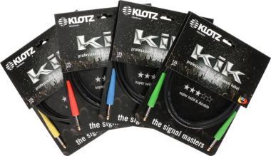 Klotz 10 darabos pro műszer kábel készlet színes hüvelyekkel - 4,5m