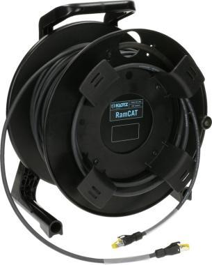 Klotz síťový kabel RamCAT CAT6 (SF/UTP) - 50m, dvojité stínění, RJ45