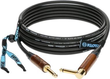 Klotz TITANIUM diófa - supreme gitárkábel diófa hüvelyekkel - 9m