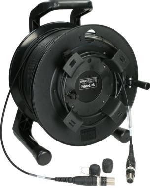 Klotz opticalCON QUAD csatlakozó kábel kábeldobon FiberLink - multimode OM4 - 300m