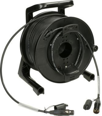 Klotz AES a DMX kabelový buben, nízká ztráta, PVC XLR 3p Neutrik, 50m