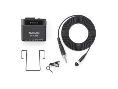 Tascam TM-DR10LPRO Tascam DR-10L Pro, 32bit float rögzítő, tartozék csíptetős mikrofonnal, SDXC rögzítés, opcionális BT