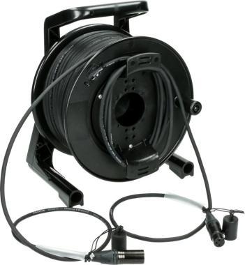 Klotz dupla árnyékolt AES és DMX kábeldob - PVC XLR 3p mama/papa Neutrik - 60m