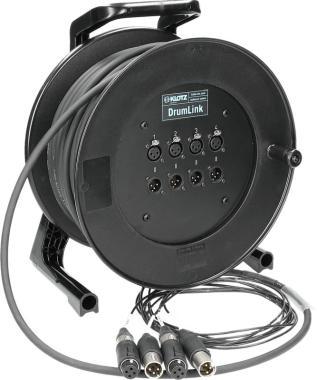 Klotz DrumLink 4/4 - 4||4 convertCON XLR 3p, 4 kanál, analogový skupinový kabel, 30m