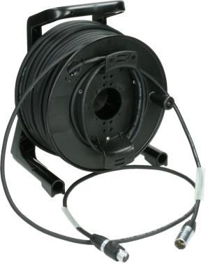Klotz DMX kabel na bubnu, dvojité stínění, PVC XLR 5p, IP65, 75m