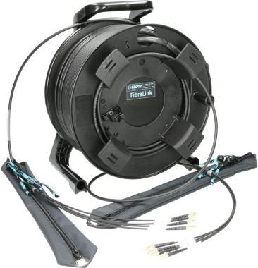 Klotz 4x LC/UPC - 4x LC/UPC kábeldob FiberLink - multimódos OM4 - 150m