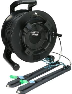 Klotz 4x LC/APC - 4x LC/APC kábeldob FiberLink - single-mode OS2 - 200m