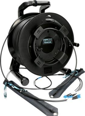 Klotz 4x LC/UPC - 4x LC/UPC kábeldob FiberLink - single-mode OS2 - 200m
