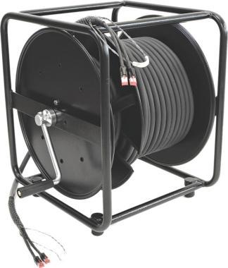 Klotz flexibilis, dupla árnyékolt RamCAT hálózati kábeldob, AWG24 CAT5e / RJ45 - RJ45 - 50m