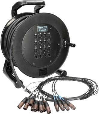 Klotz DrumLink 12/4 - 12x XLR 3p mama/papa + 4x XLR 3p papa/mama 16-cs. analóg dob - 25m