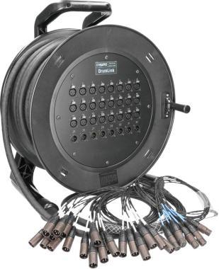 Klotz DrumLink 24/8 - 24x XLR 3p mama/papa + 8x XLR 3p papa/mama 32-cs. analóg dob - 30m
