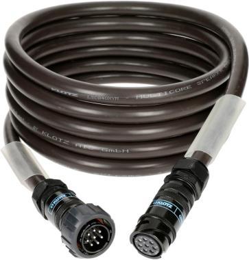 Klotz 8 x 4,0 mm² hangfalkábel eXtreme PVC PA-COM® 8p mama/papa - papa gyűrűvel - 25m