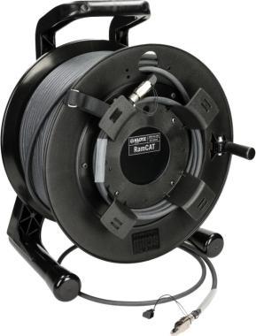 Klotz dupla árnyékolt RamCAT hálózati kábeldob rendszer CAT6a (SF/UTP) / RJ45 - RJ45 - 80m