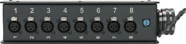 Klotz Stagebox 8x XLR 3p, RMP 25p, délka 0,3065m