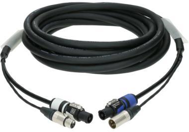 Klotz hybridní kabel XLR 3p + powerCON, 10m