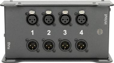 Klotz CATLink TRUSS 4kanálový audio stage box etherCON, 4 x XLR 3p, 0,204m