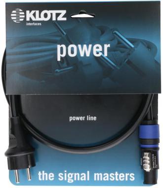 Klotz napájecí kabel H05VV-F 3G 1,5 mm² Schuko - powerCON A - 1,5m