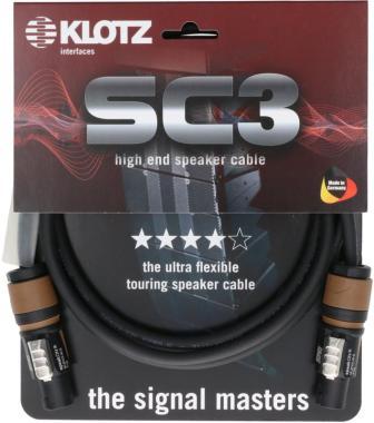 Klotz kabel speakON 2p, 2 x 2,5 mm², PVC, 2m