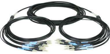 Klotz optický kabel 12x LC/UPC - multimódový OM4 - 20m