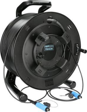 Klotz SmartBeam QUAD kabelový buben, single-mode OS2, 300m