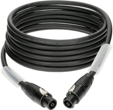 Klotz 8 x 2,5 mm² hangfalkábel PVC speakON 8p mama/mama fém burkolattal - 3m