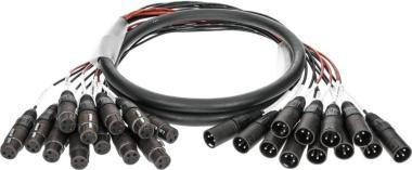 Klotz IM kabel analogový svazek 12 x XLR 3p samice - 12 x XLR 3p samec - 3m