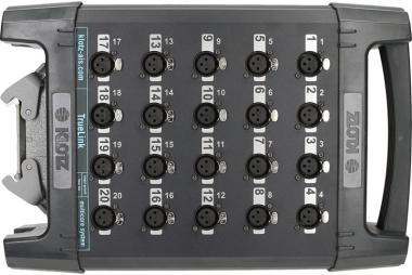 Klotz TrueLink Pro 20/0 XLR 3p - Han® D papa 20 csatornás stage box - közös földelés - 0,368m