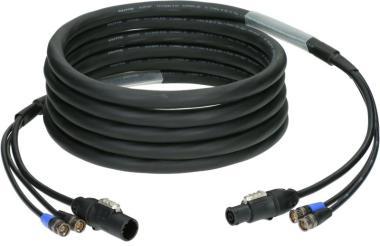 Klotz hybridní kabel 2 x UHD BNC, powerCON TRUE1, 10m