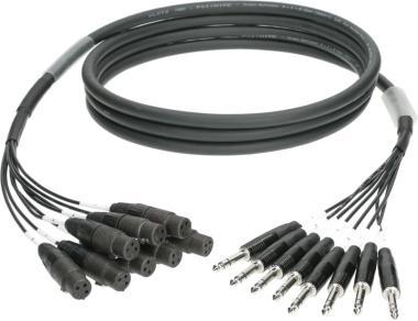 Klotz 8-cs. analóg loom - szimmetrikus 8 x XLR 3p mama - 8 x TRS Klotz csatlakozók - 6m